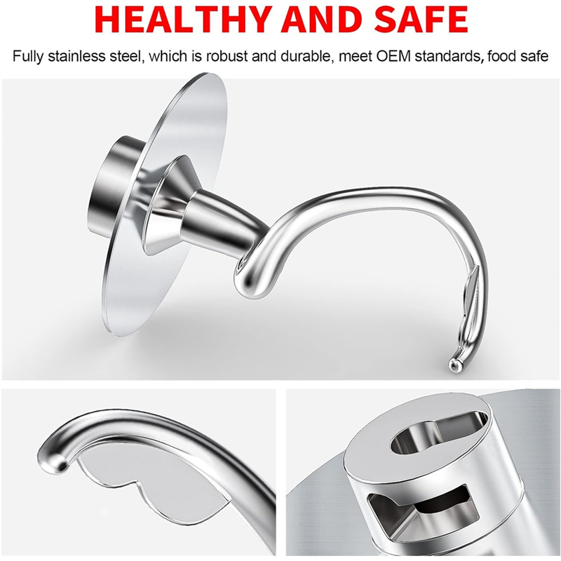 Commercial Kitchenaid - Hak spiralny ze stali nierdzewnej do