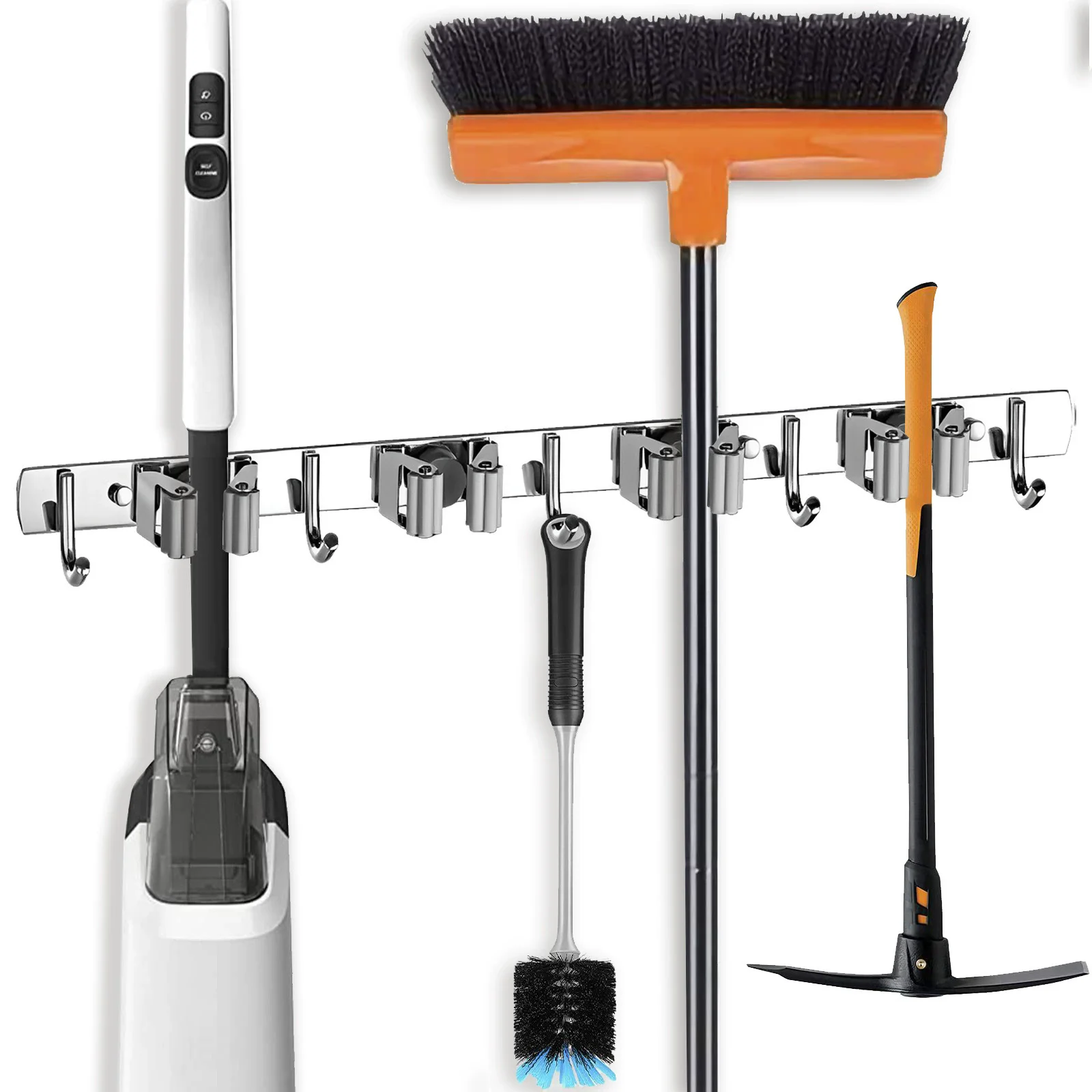 Commercial Kitchen Utensil Holder - Stojak ścienny ze stali nierdzewnej na