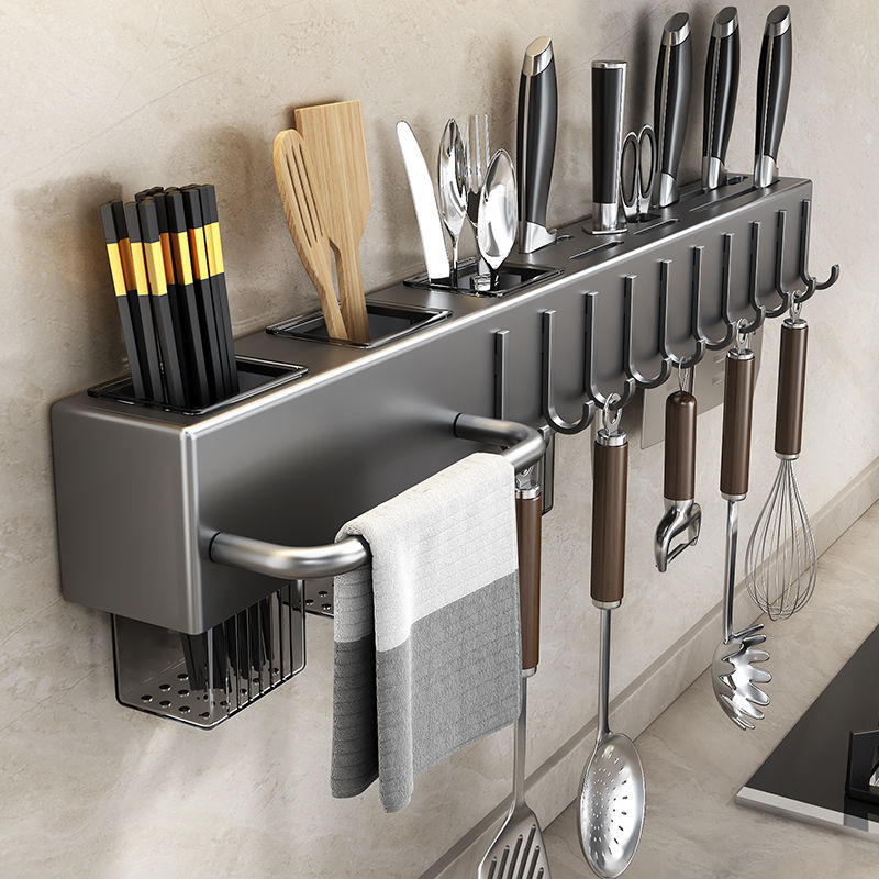 Commercial Kitchen Utensil Holder - Półka kuchenna bez użycia narzędzi, akcesoria