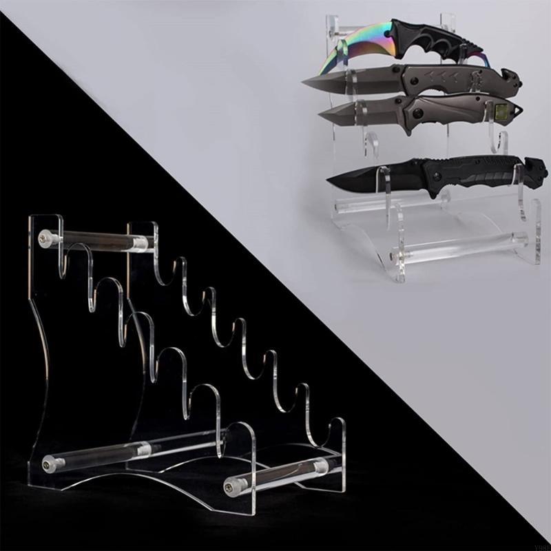 Commercial Kitchen Knife Holder - Przezroczysty nóż stojak na blok akrylowy