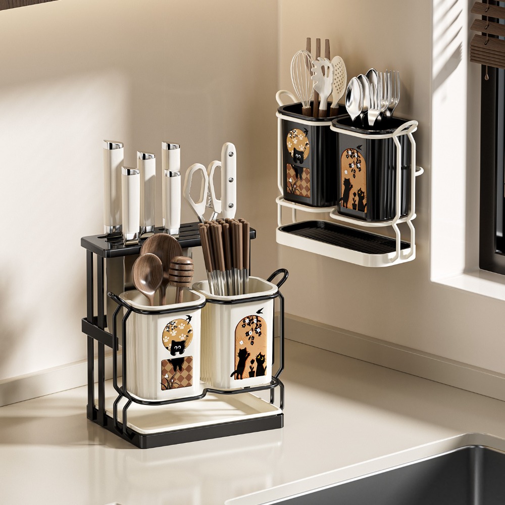 Commercial Kitchen Knife Holder - Stojak na noże kuchenne, ociekacz na