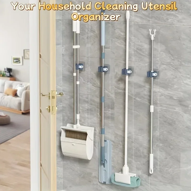 Uchwyt na mop samoprzylepny, w – Commercial Kitchen Utensil Holder recenzja i cena