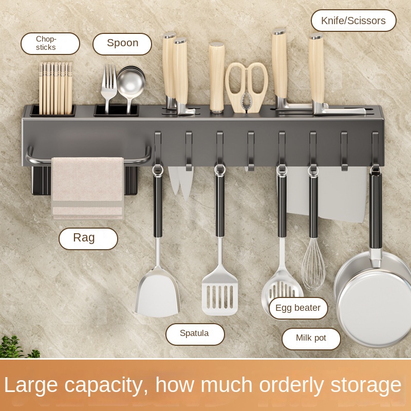 Półka kuchenna bez użycia narz – Commercial Kitchen Utensil Holder recenzja i cena