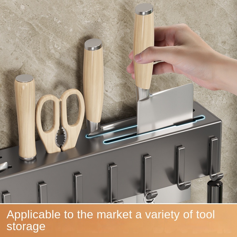 Półka kuchenna bez użycia narz – Commercial Kitchen Utensil Holder recenzja i cena