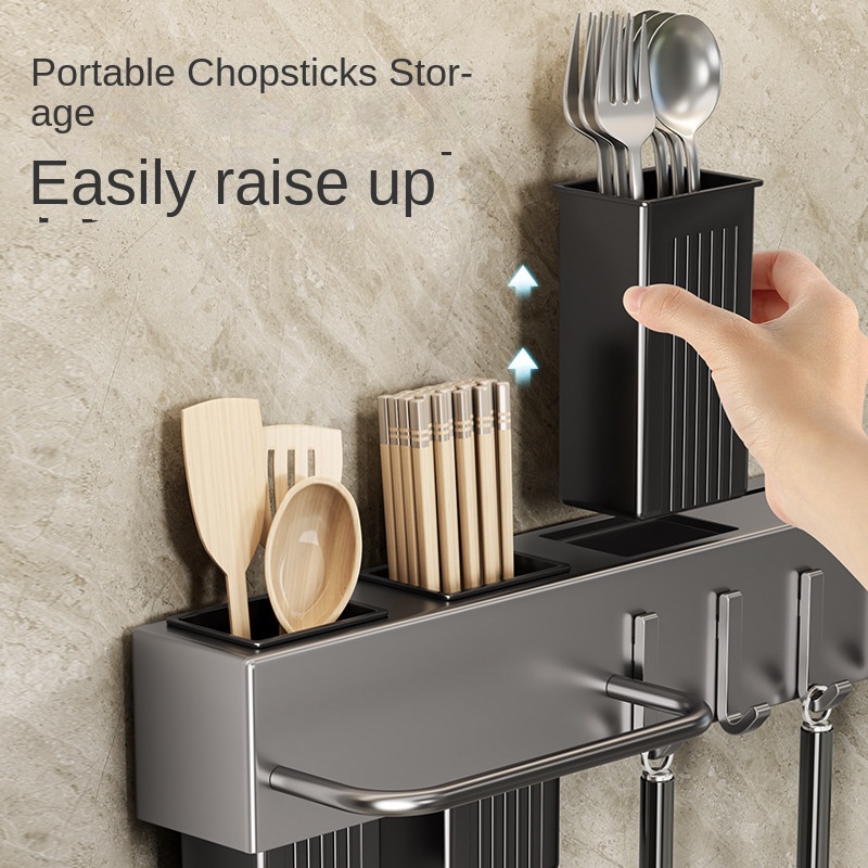 Półka kuchenna bez użycia narz – Commercial Kitchen Utensil Holder recenzja i cena