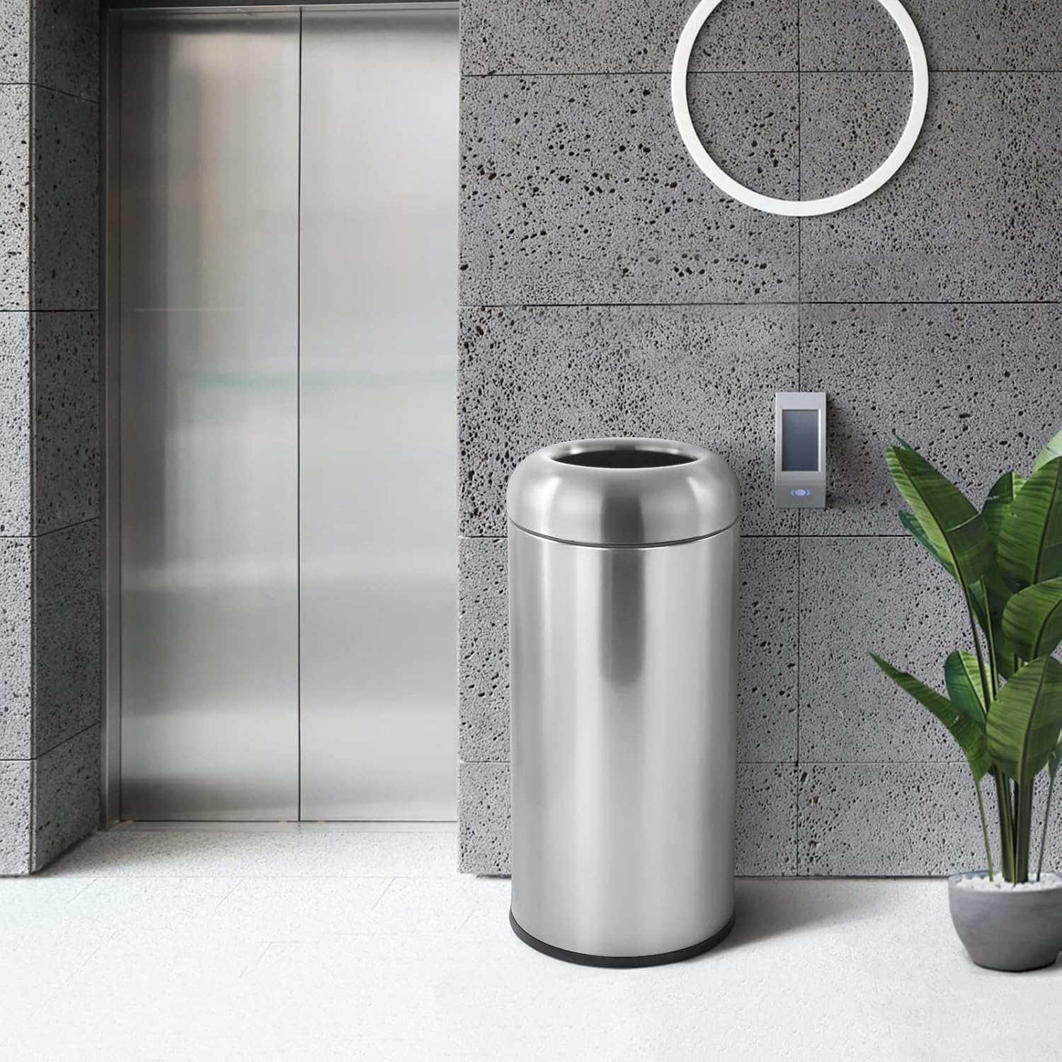 Duży kosz na śmieci ze stali n – Commercial Kitchen Garbage Can recenzja i cena