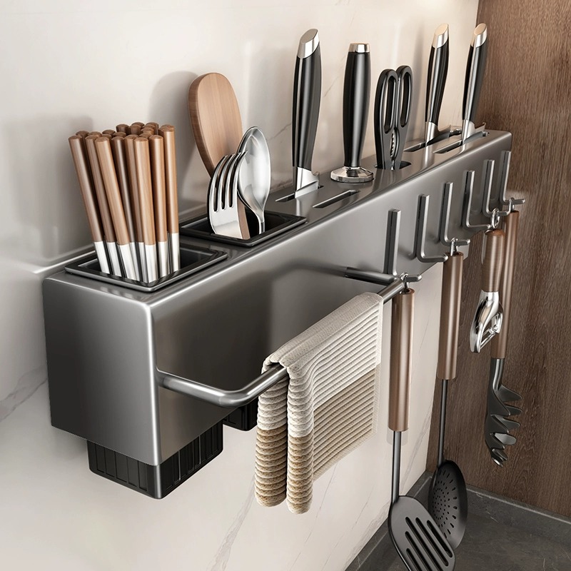 Wielofunkcyjny, ścienny regał  – Commercial Kitchen Knife Holder recenzja i cena