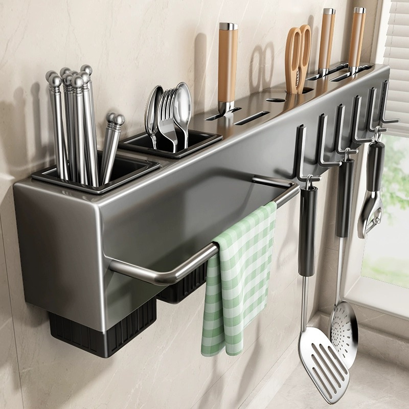 Wielofunkcyjny, ścienny regał  – Commercial Kitchen Knife Holder recenzja i cena