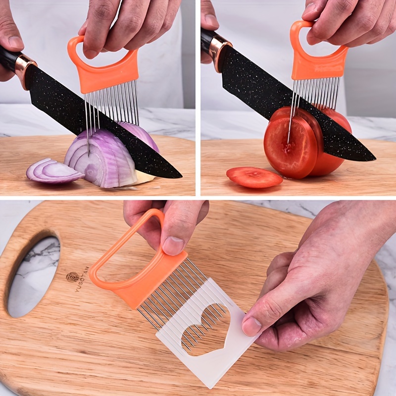 1/4PC Igła do cebuli ze stali  – Commercial Kitchen Utensil Holder recenzja i cena
