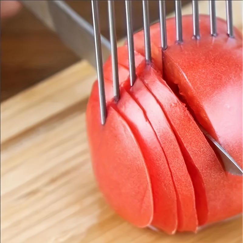 1/4PC Igła do cebuli ze stali  – Commercial Kitchen Utensil Holder recenzja i cena