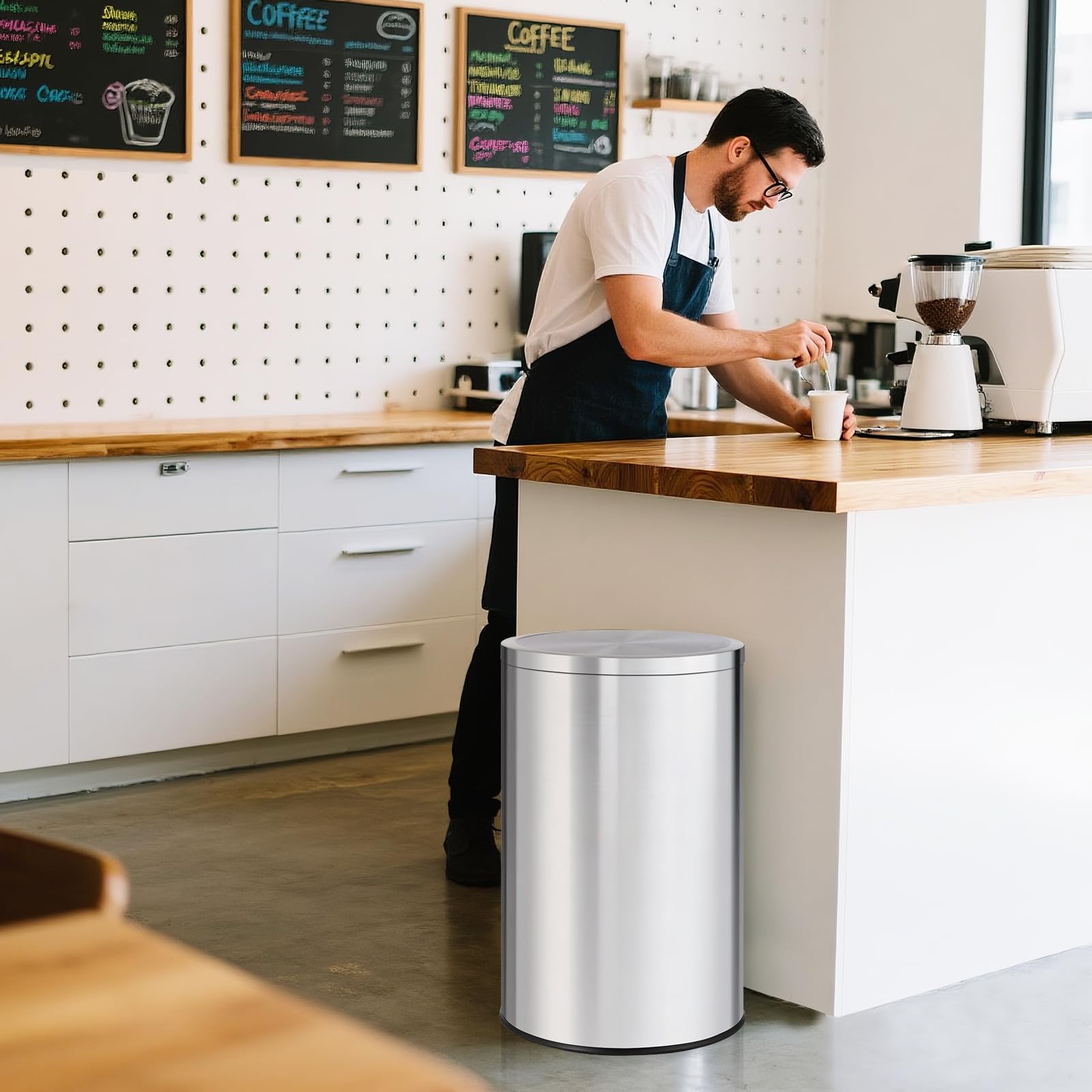 Okrągły kosz na śmieci o pojem – Commercial Kitchen Garbage Can recenzja i cena