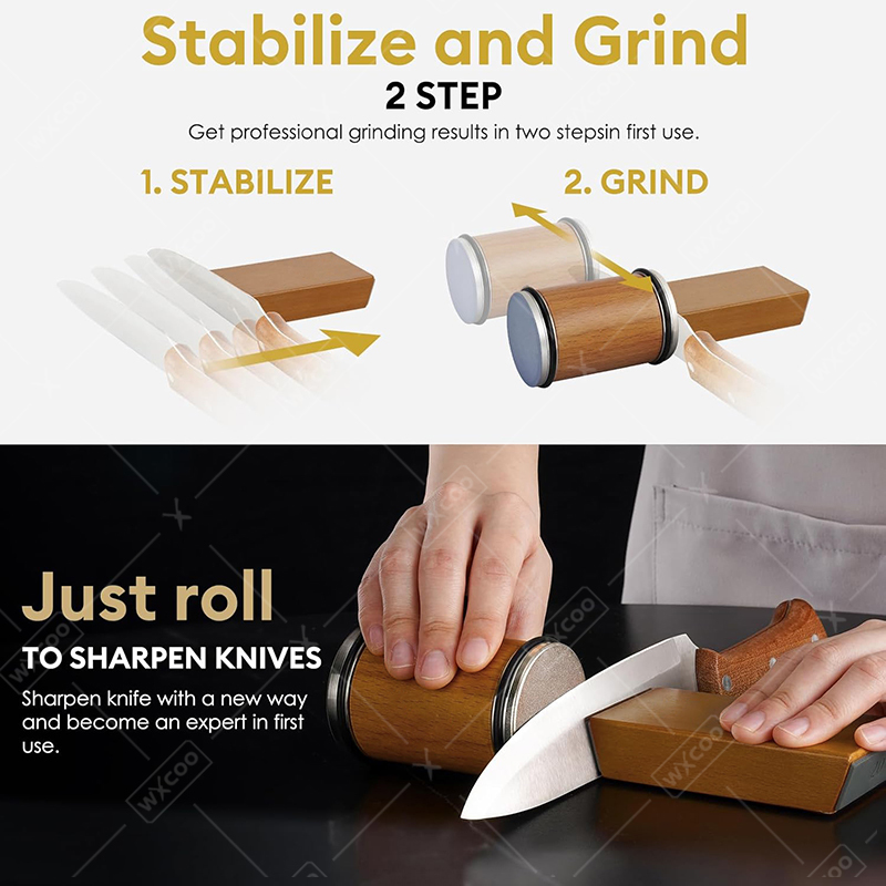 Ostrzałka do noży z kamienia,  – Commercial Kitchen Knife Holder recenzja i cena