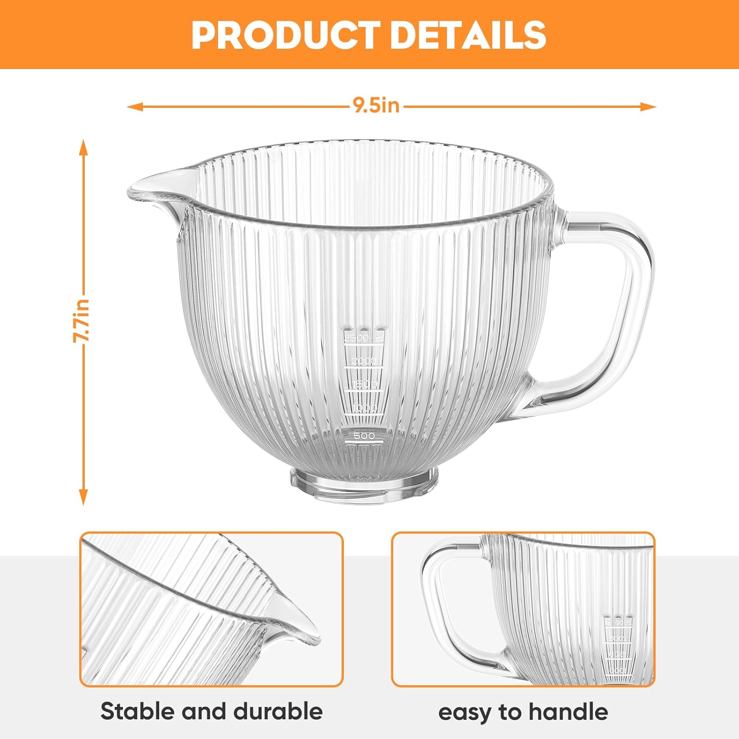 Szklana miska GVODE do miksera – Commercial Kitchenaid recenzja i cena