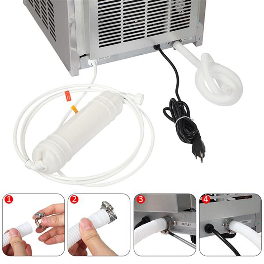 Profesjonalna kostkarka do lod – Commercial Ice Maker recenzja i cena