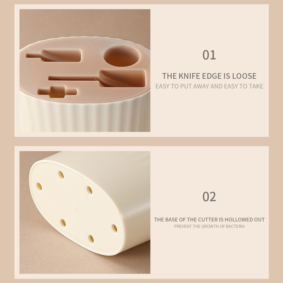Pięcioczęściowy zestaw noży i  – Commercial Kitchen Knife Holder recenzja i cena