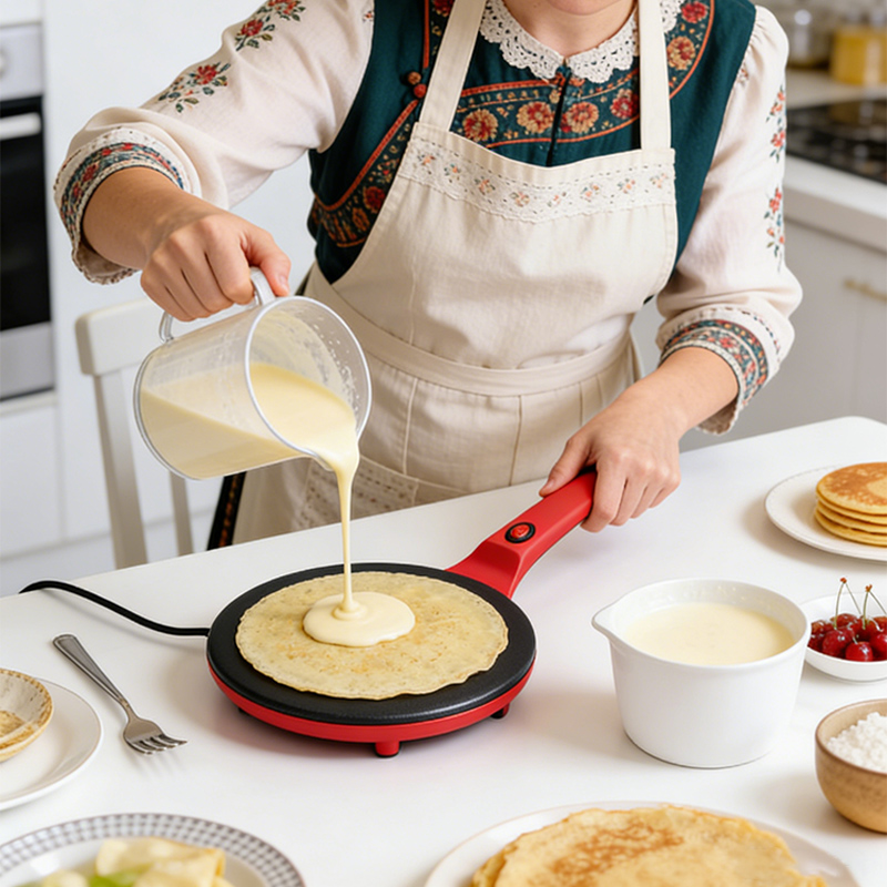 Elektryczna maszyna do naleśni – Crepe Maker Griddle recenzja i cena