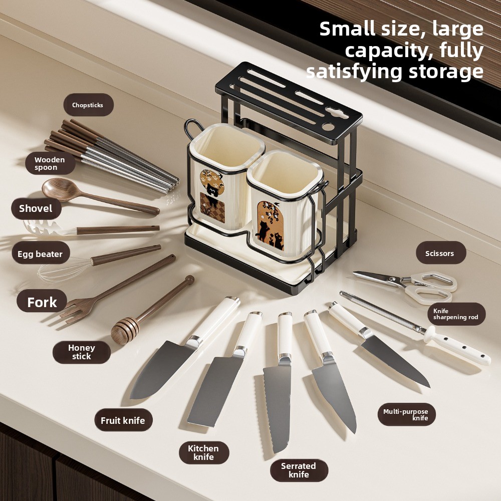 Stojak na noże kuchenne, ociek – Commercial Kitchen Knife Holder recenzja i cena