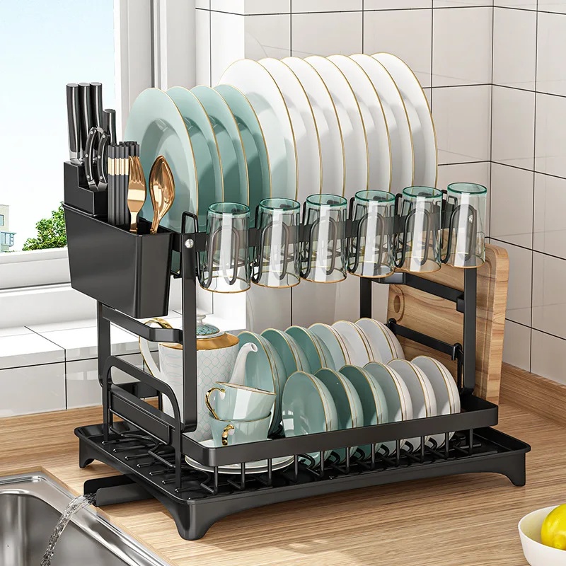 Dwupoziomowy stojak do suszeni – Commercial Kitchen Knife Holder recenzja i cena